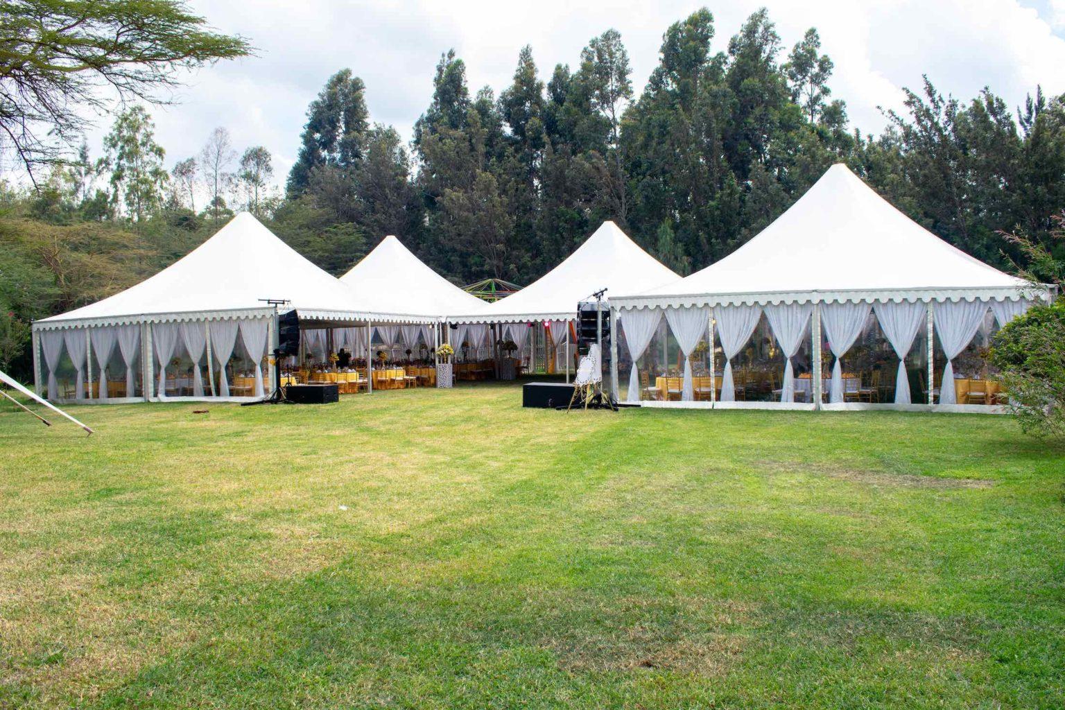 Elegant event reception set up by Polman Entertainment And Events LTD